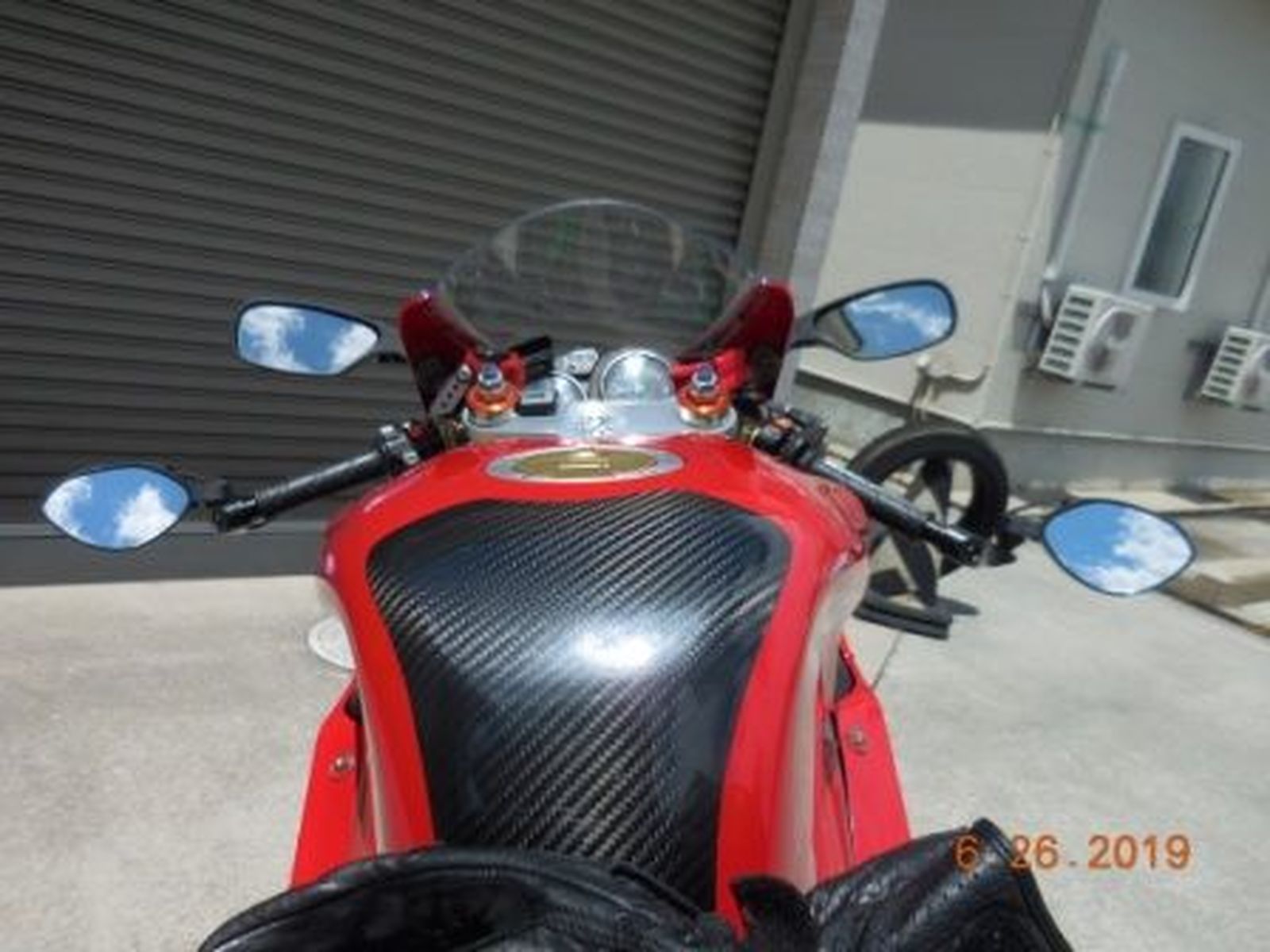 DUCATI 996「レバーガードつきバーエンドミラー」 | ウェビック