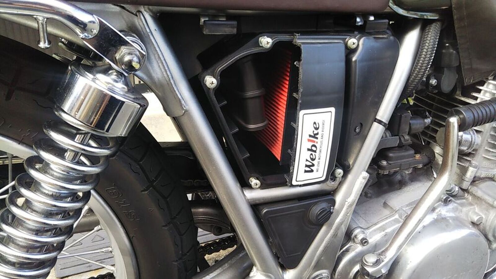 YAMAHA SR400「グリーンティーさんのフルパワーキットを参考に