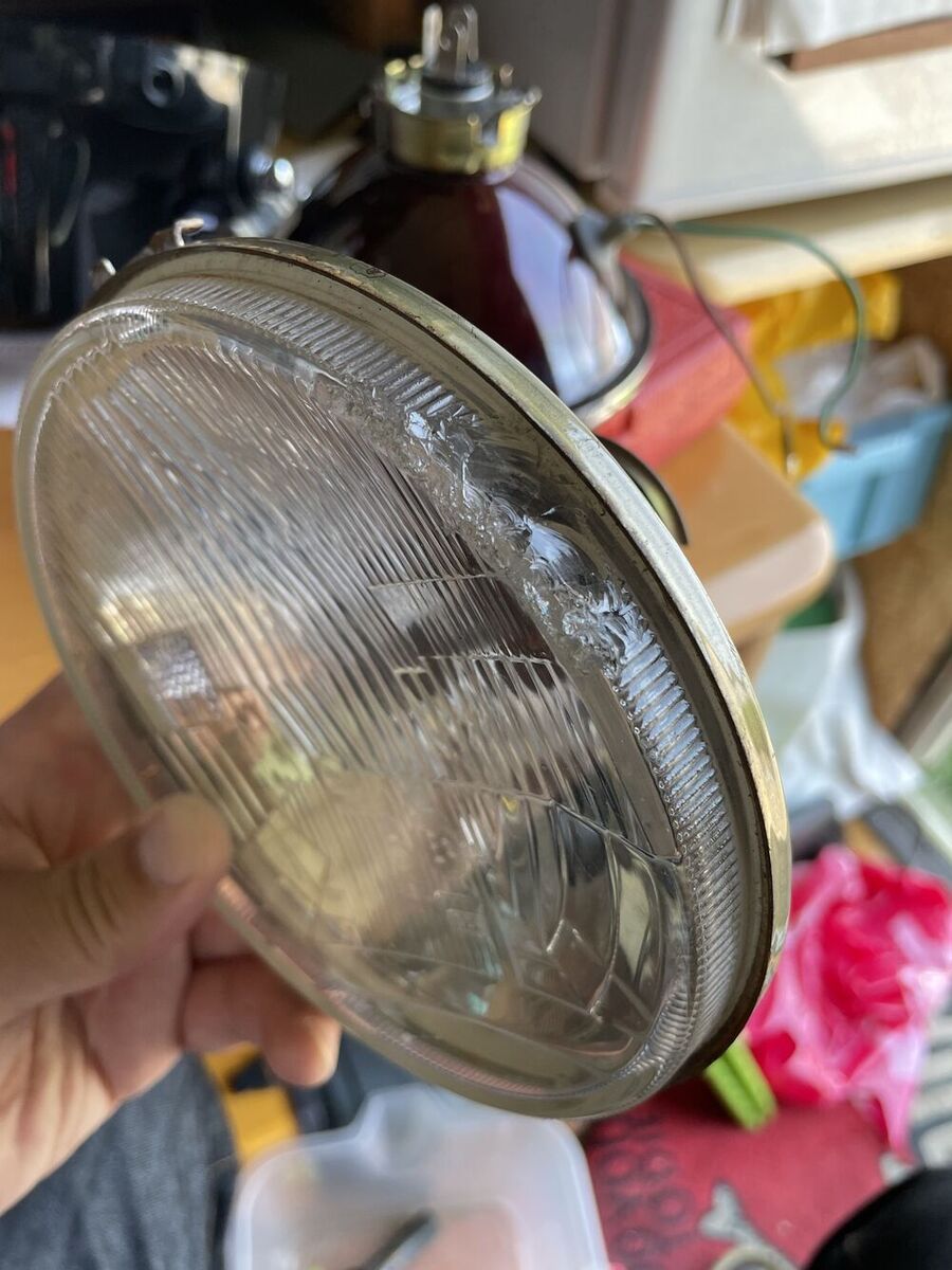 KAWASAKI Z550「前回の不良CIBIE凹みライトのニコイチ大作戦！(｀・ω