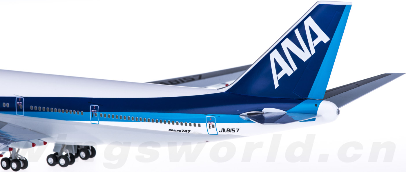 NH20001 ANA 全日空Boeing 747SR-100 JA8157 谢谢! SR Hogan 1:200