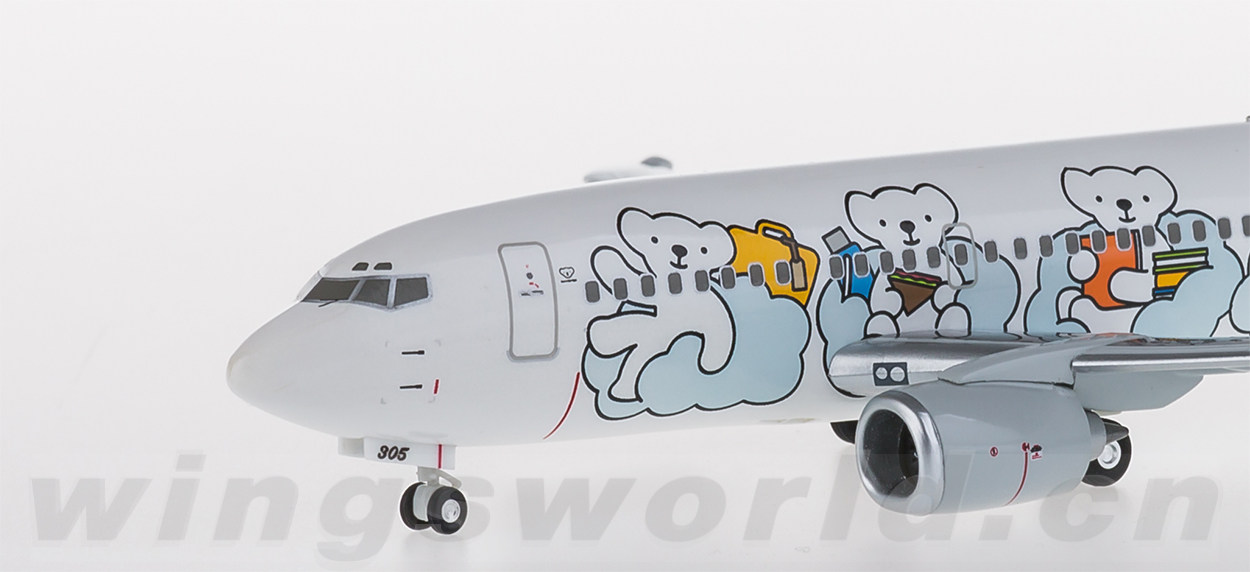 HG37305 Air Do 北海道国际航空Boeing 737-500 JA305K Bear Do 梦想号