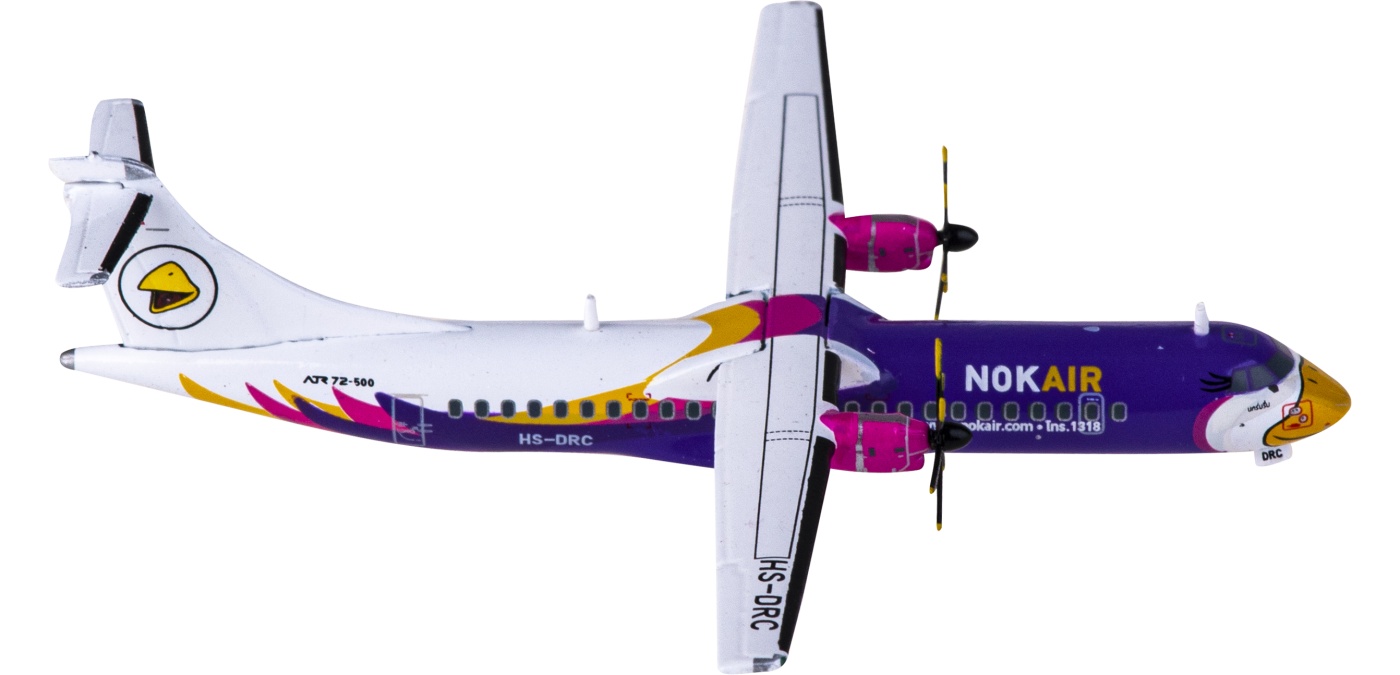 LH4256 Nok Air 皇雀航空ATR-72-500 HS-DRC JC Wings 1:400 -飞机模型世界