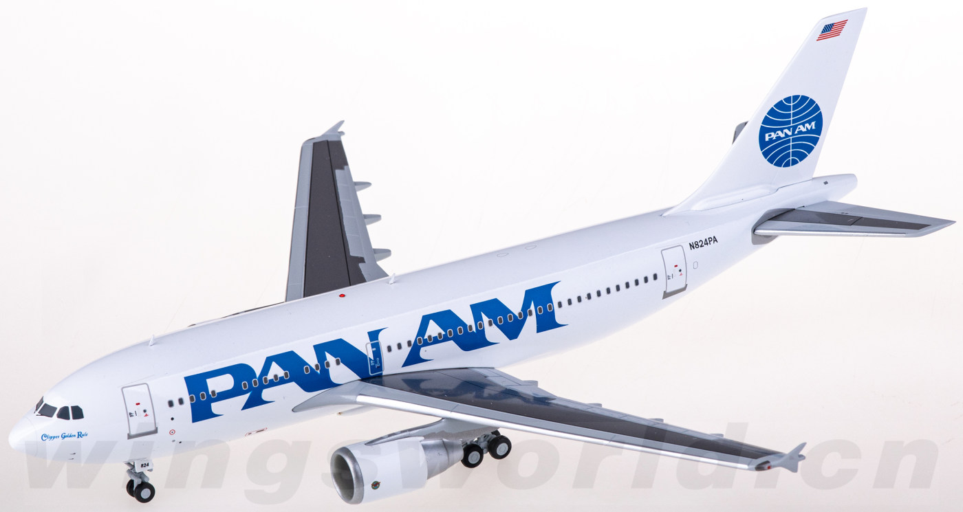 XX2291 Pan Am 泛美航空Airbus A310-300 N824PA JC Wings 1:200 -飞机