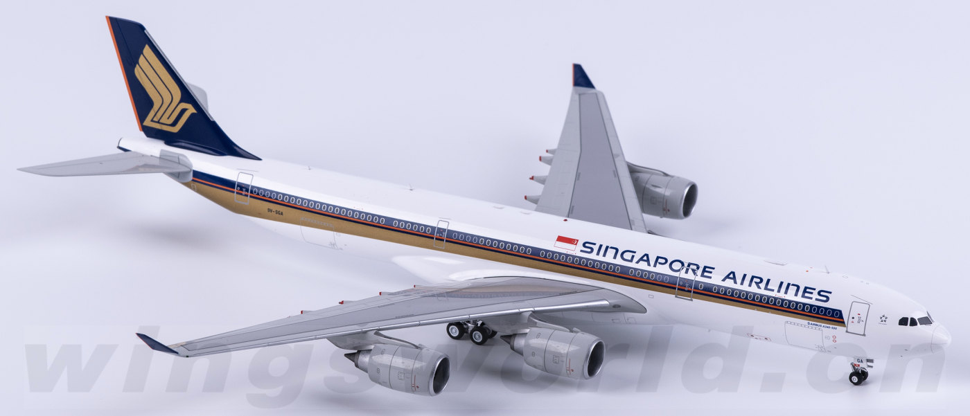 L2174 Singapore Airlines Airbus A340-500 9V-SGA SQ Wings 1:200