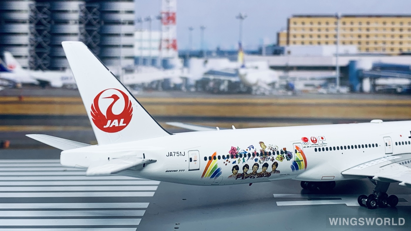 Phoenix 1:400 Boeing 777-300 Japan Airlines 日本航空PH04087 JA751J