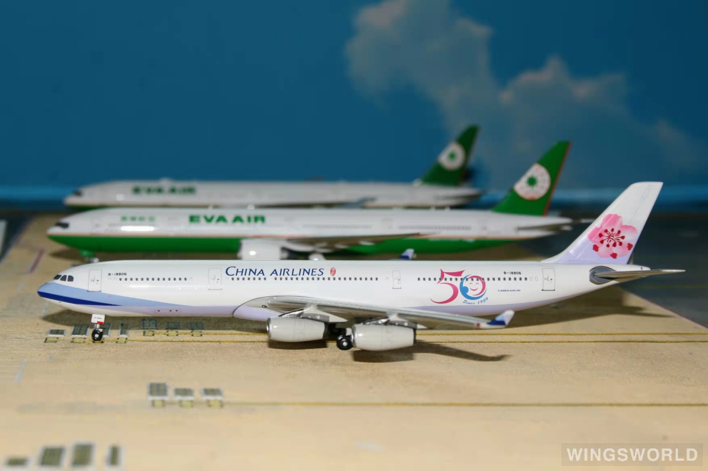 Phoenix 1:400 Airbus A340-300 China Airlines 中华航空PH10346 B