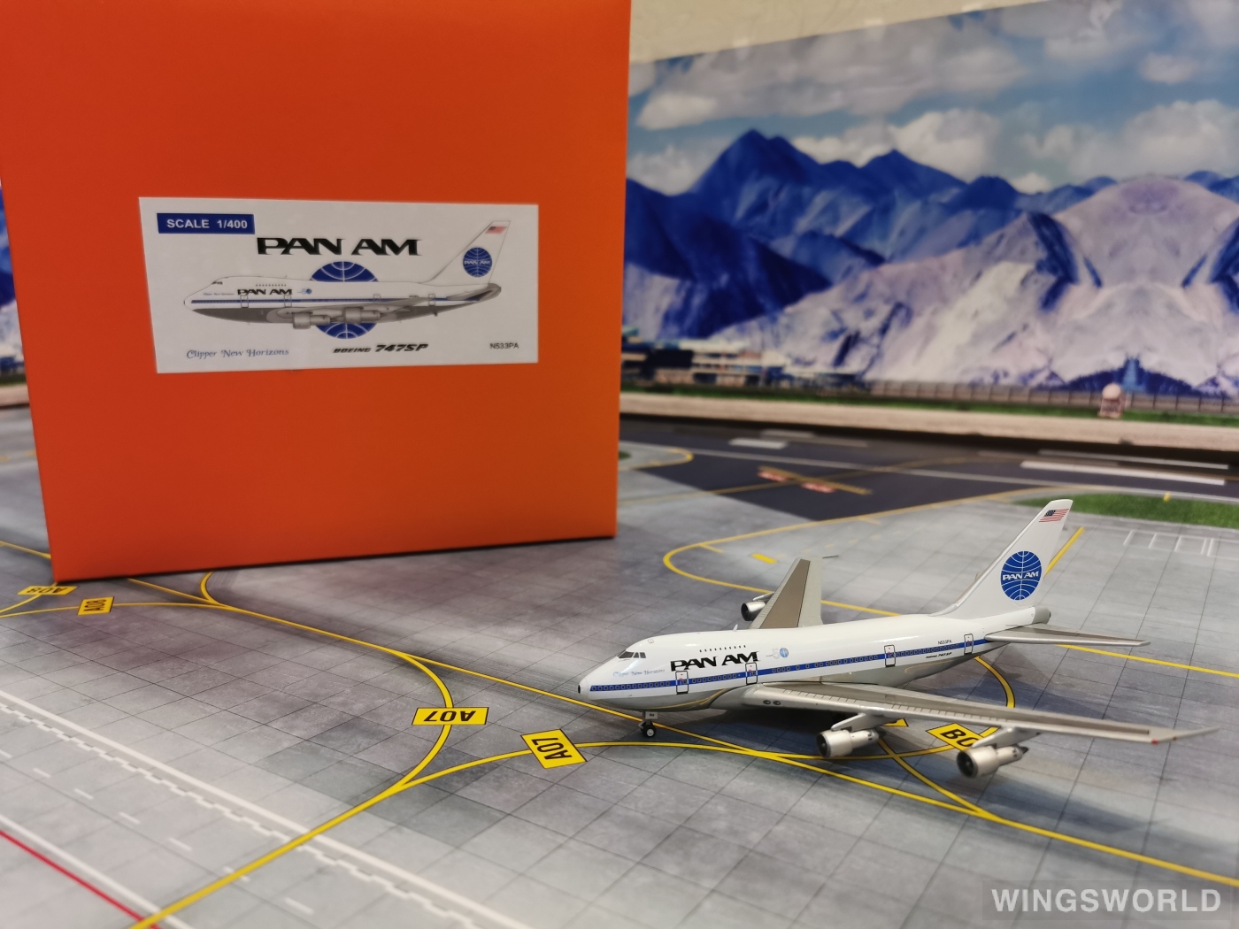 JC Wings 1:400 Boeing 747SP Pan Am 泛美航空EW474S003 N533PA 的照片