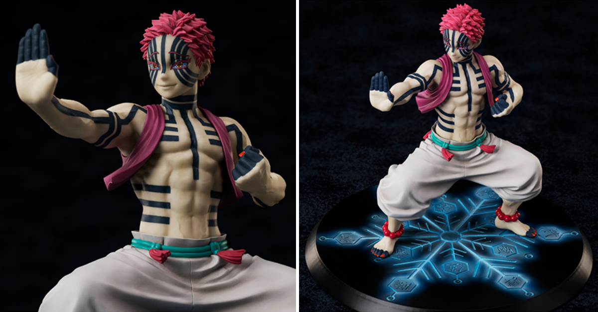 夜光雪花陣！ANIPLEX 鬼滅之刃「猗窩座破壊殺・羅針」1/8比例模型