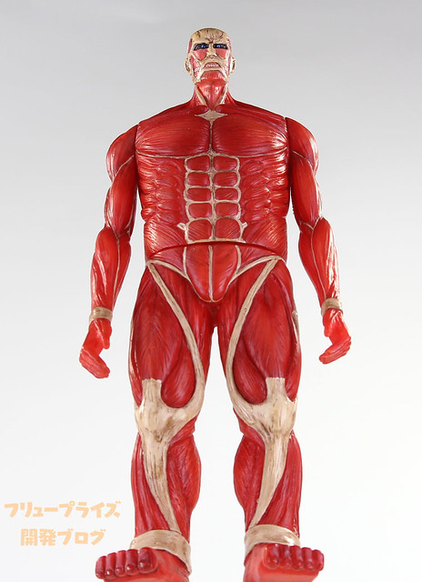 進撃的巨人超大型巨人塘膠材質Figure