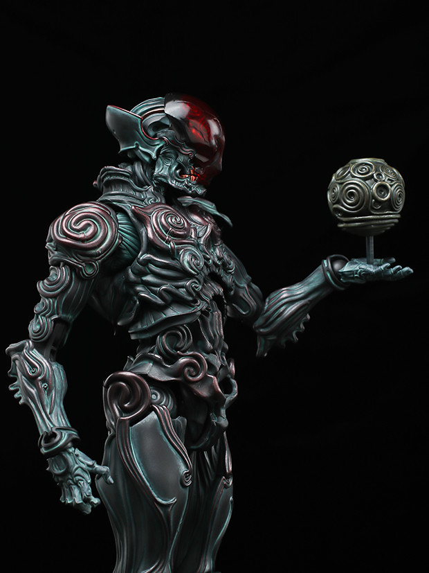 WF2017S限定】1000toys 竹谷隆之原創作品「縄文傀儡墨黒」