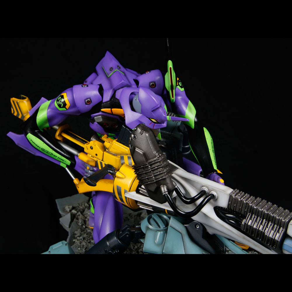 海洋堂「EVANGELION Movie Scene STATUE 新劇場版：序初號機」大魄力80