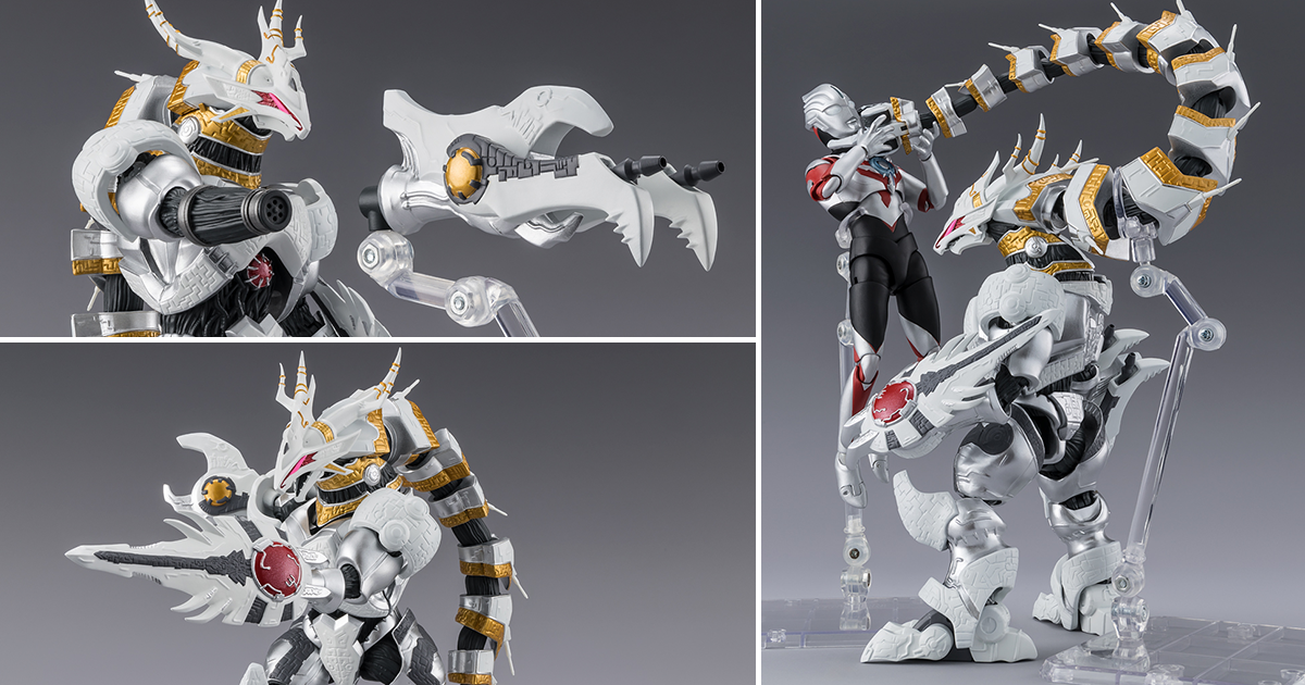 S.H.Figuarts ウルトラマン「ギャラクトロン」審判者の銀白の機体が