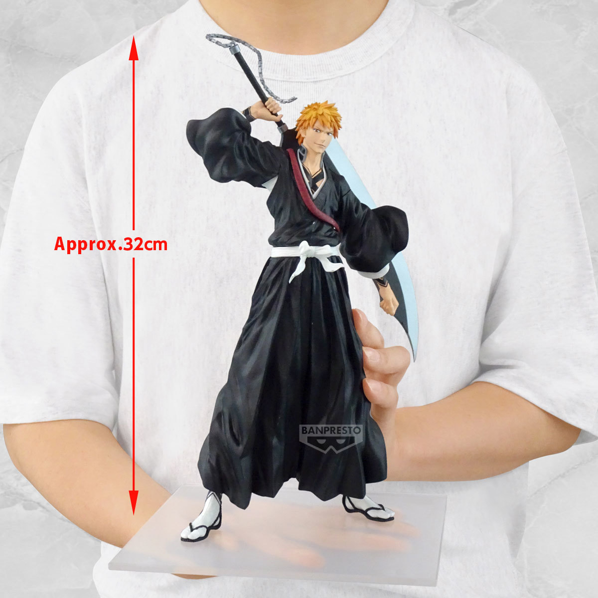 BANPRESTO Grandista《BLEACH》黒崎一護 立体人形 全高32cmの大迫力