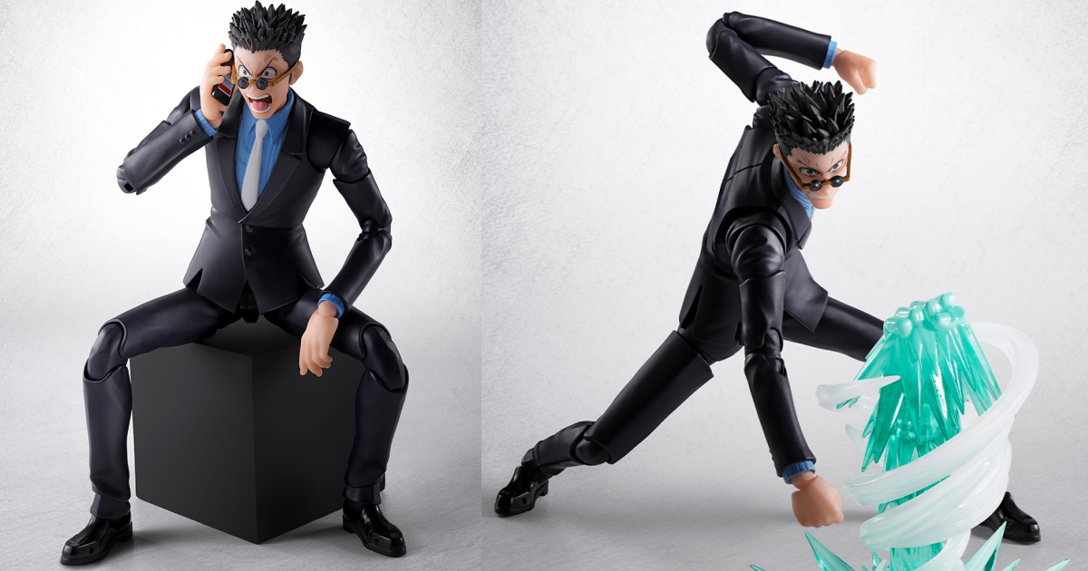 S.H.Figuarts『HUNTER×HUNTER』レオリオ 可動フィギュア、隔空でジンを