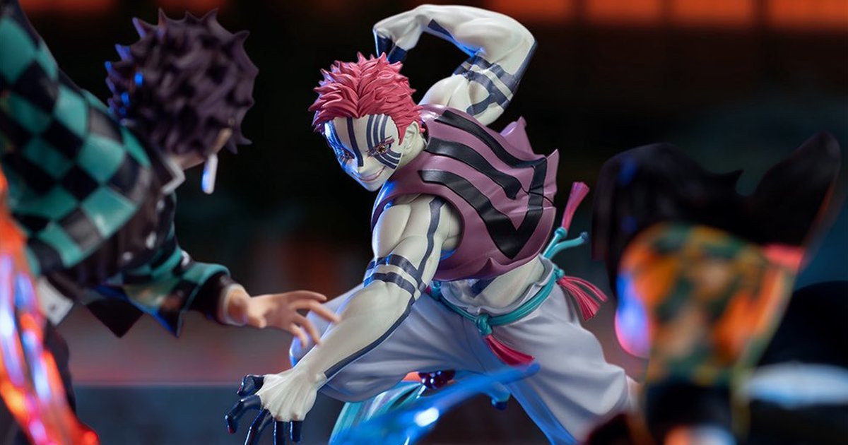 SEGAプライズ『鬼滅の刃 Xross Link 猗窩座－無限城編－』三人激戦の中