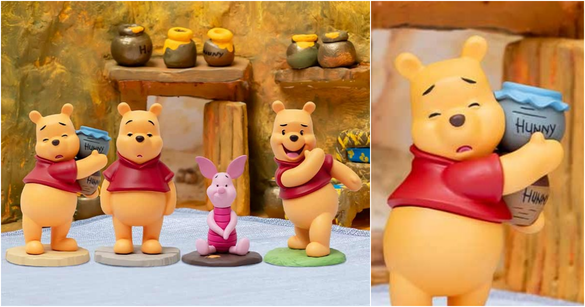 T-ARTS『くまのプーさん FUNNY FACE』カプセルトイ 呆然、ひそひそ話