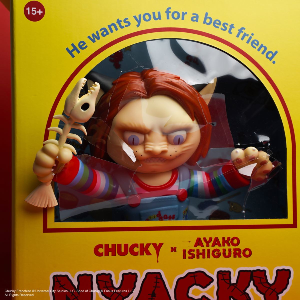 Unbox Industries - CHUCKY × 石黒亜矢子: ニャッキー、今日は人を斬ら