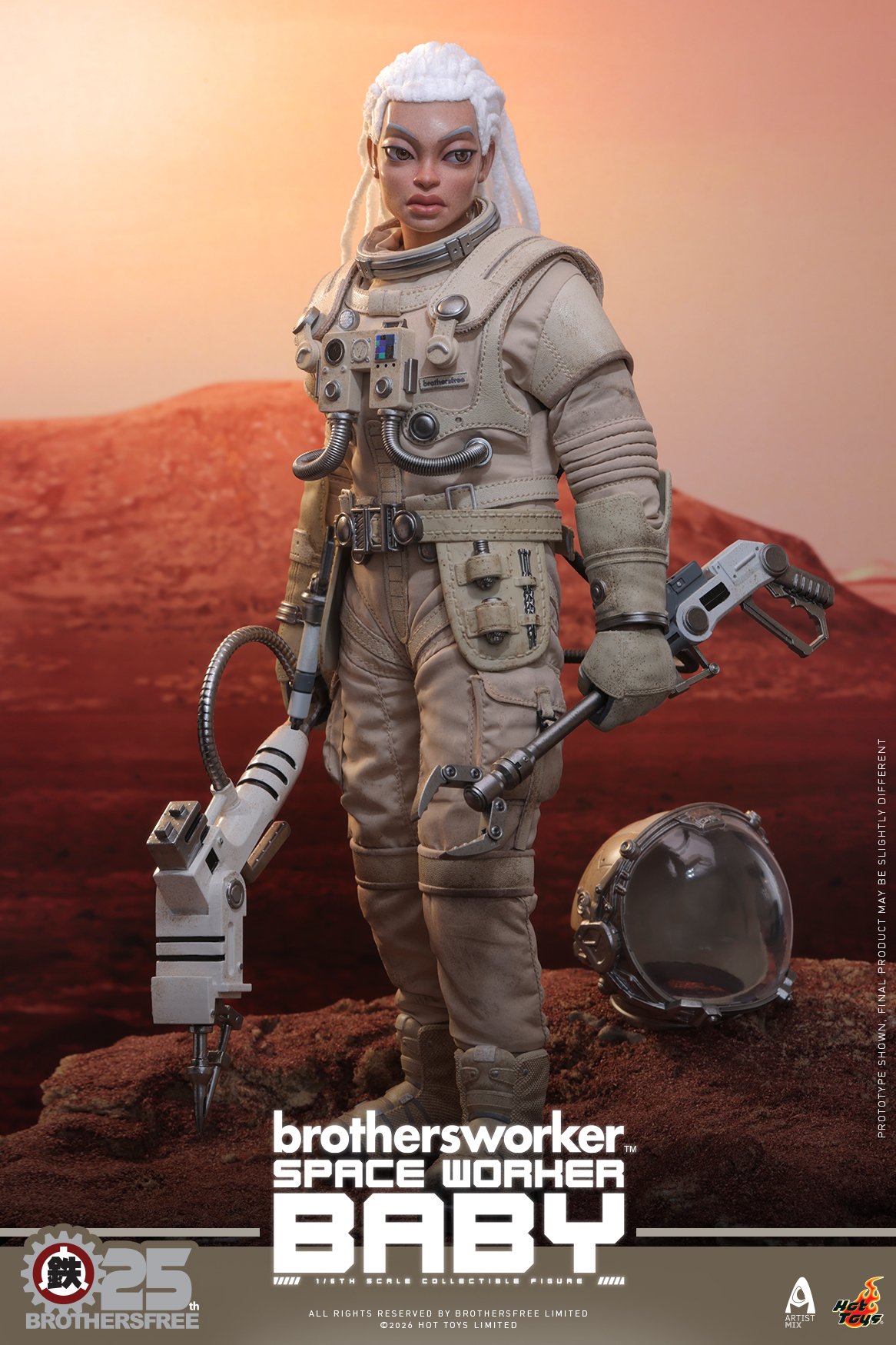 鉄人兄弟 ✕ HOT TOYS「Space Worker Baby」1/6スケール コレクタブル