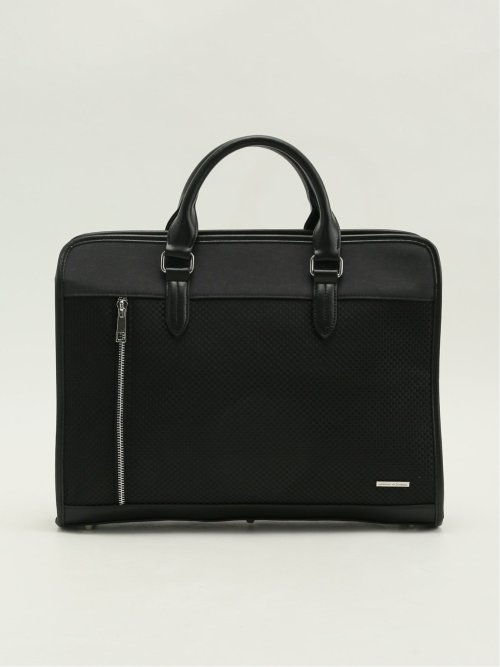 ダブルポケット 2WAYブリーフバッグ A4対応(Other 05黒): バッグ