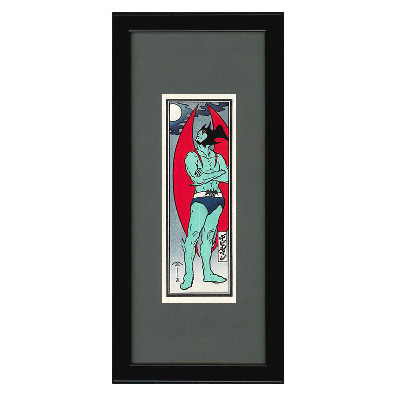 デビルマン 小型・ミニ浮世絵木版画「待宵月」｜浮世絵工房