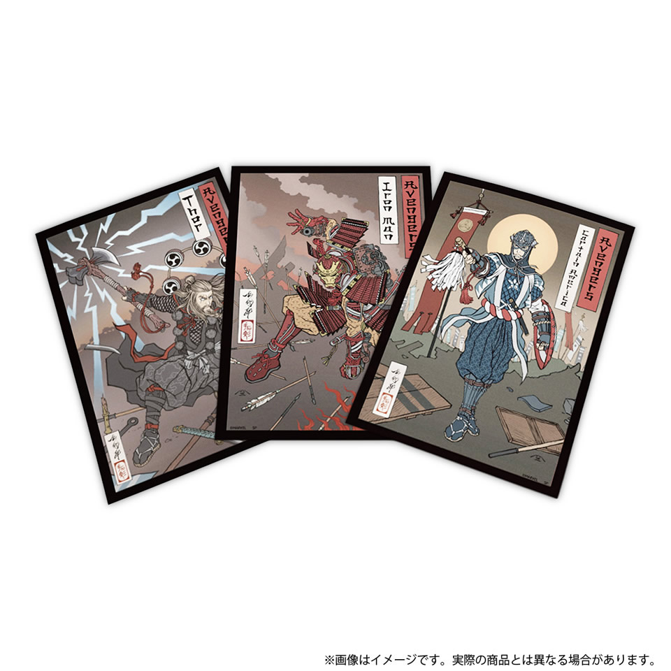 アベンジャーズ 浮世絵和紙はがき・ポストカードセット「3キャラクター