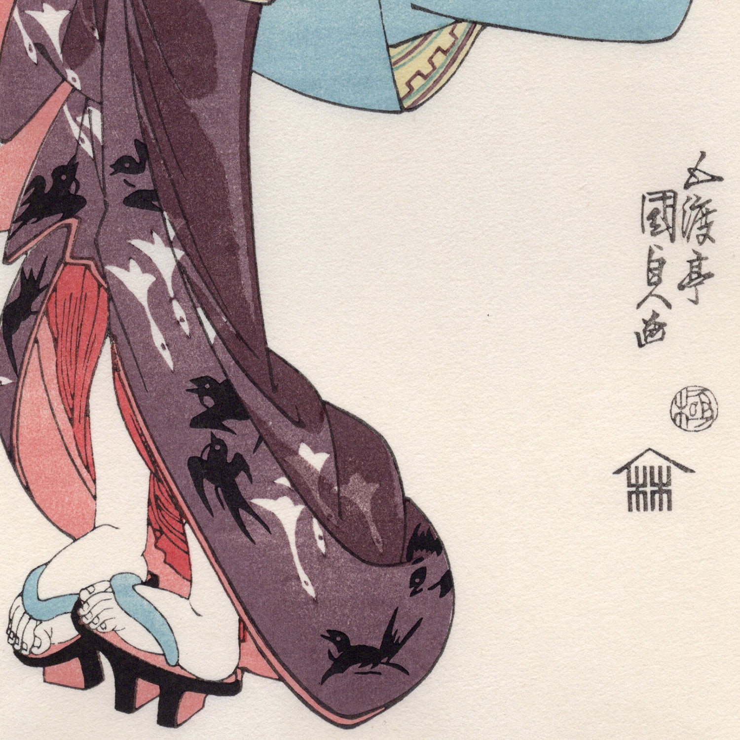 歌川国貞 浮世絵美人画「浮世名異女図会・江戸 町芸者」｜浮世絵工房