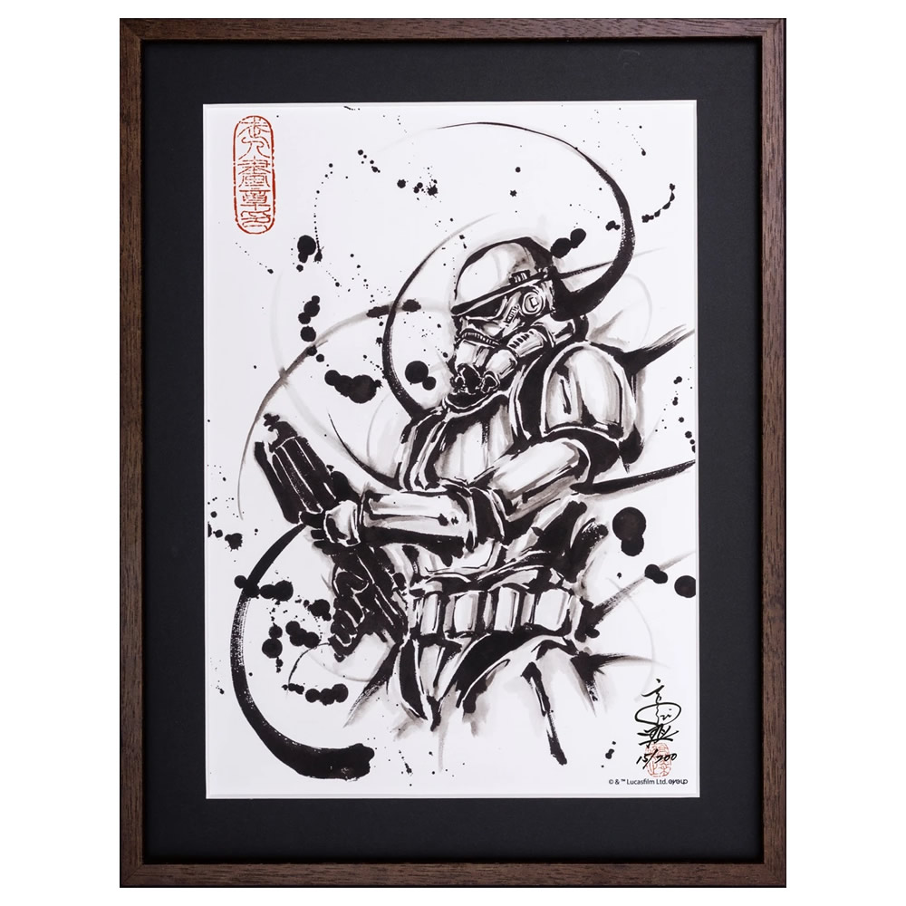 スター・ウォーズ 武人画「ストームトルーパー」｜浮世絵工房