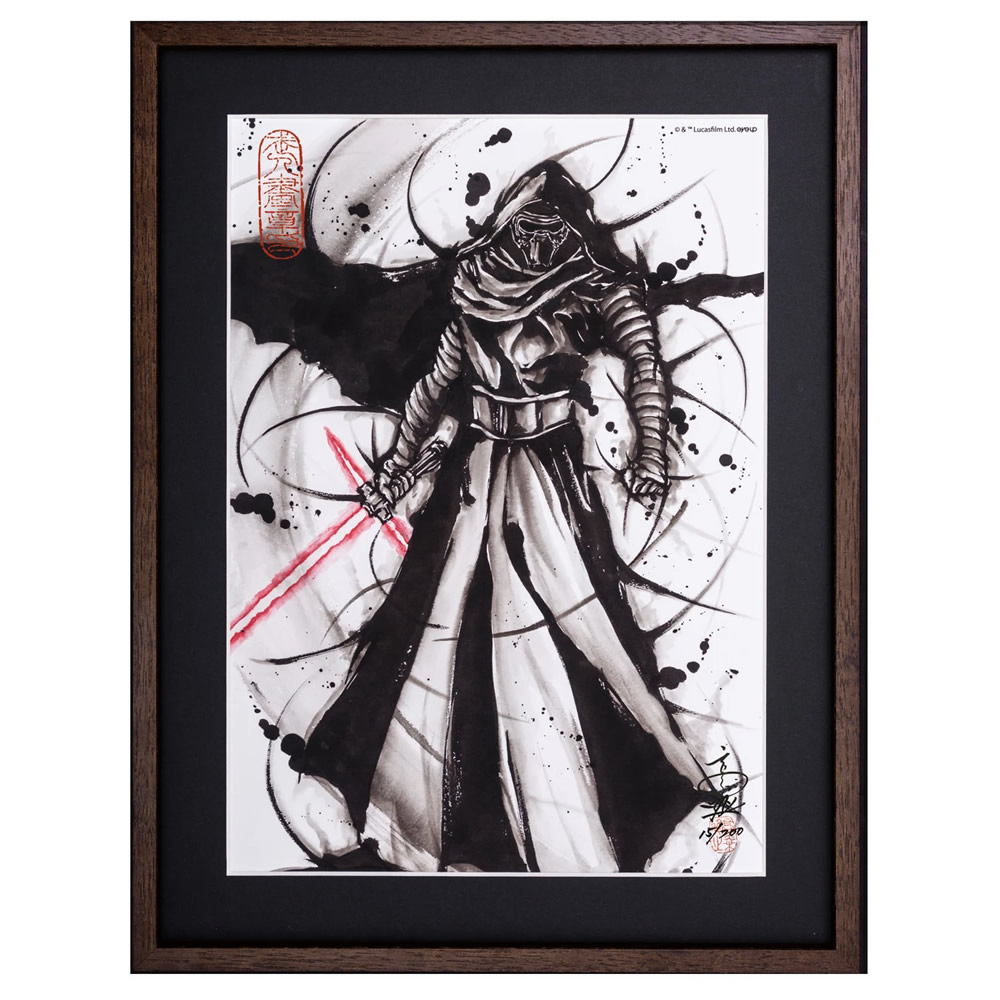 スター・ウォーズ 武人画「カイロ・レン」｜浮世絵工房