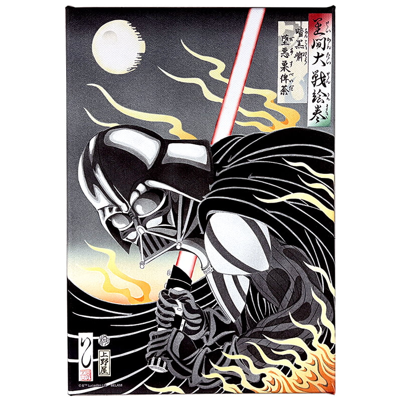 スター・ウォーズ 浮世絵ファブリックボード「星間大戦絵巻 ダース