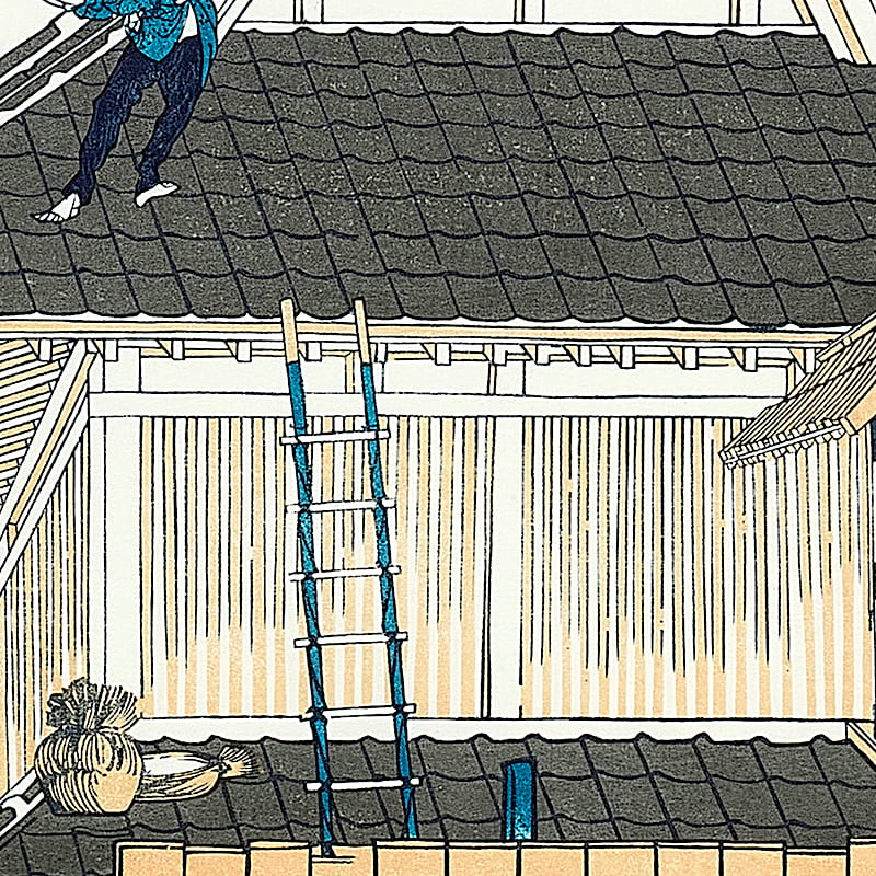 富嶽三十六景 江都駿河町三井見世略図｜葛飾北斎【富士山世界文化遺産