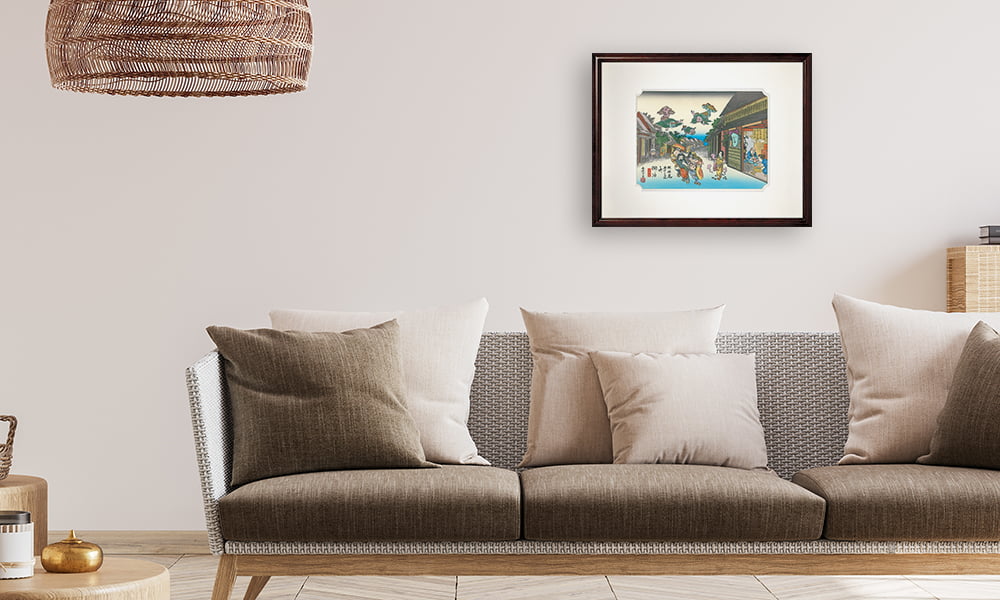 浮世絵木版画「妖怪道五十三次 御油」｜浮世絵工房