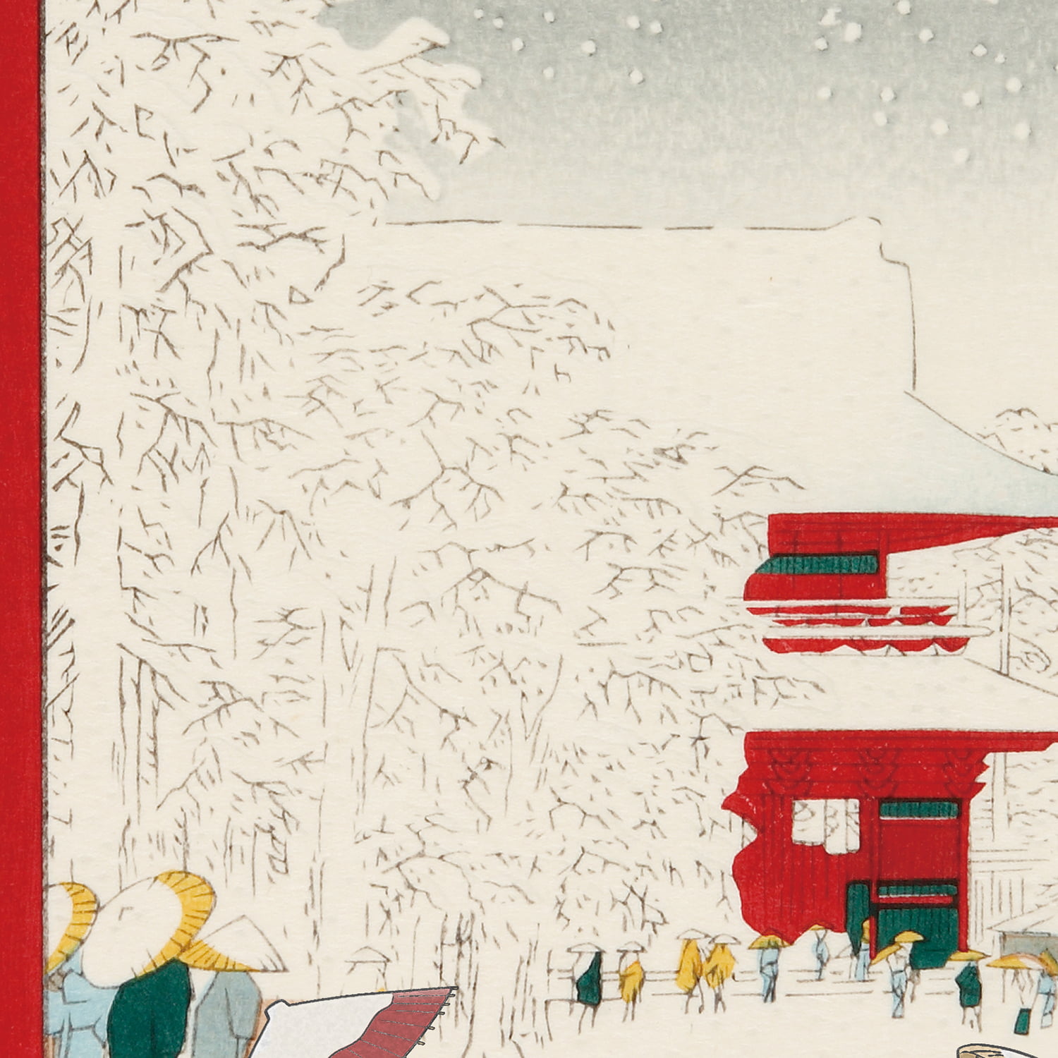 ドラえもん浮世絵木版画「名所江戸百景 浅草金龍山」｜浮世絵工房