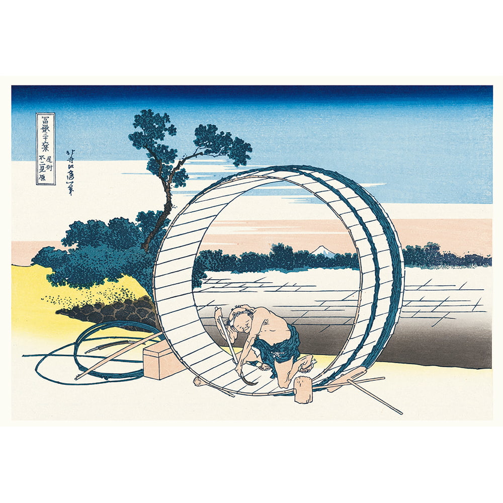 葛飾北斎「富嶽三十六景 尾州不二見原」浮世絵木版画｜浮世絵工房