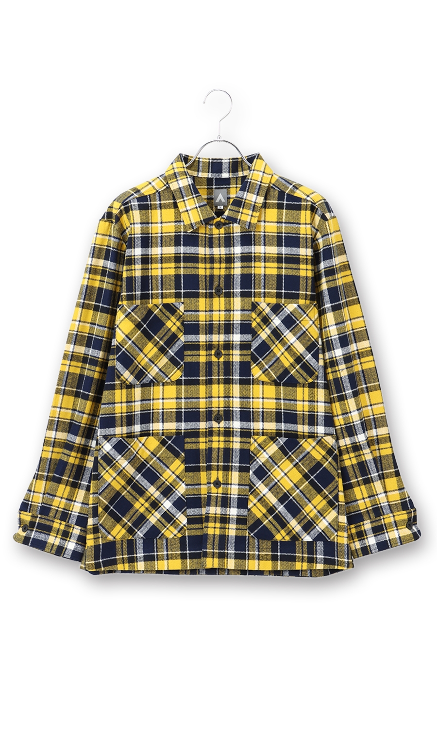 厚地オーバーシャツ《チェック》 (ECA0068-29) | A(スタイリッシュ