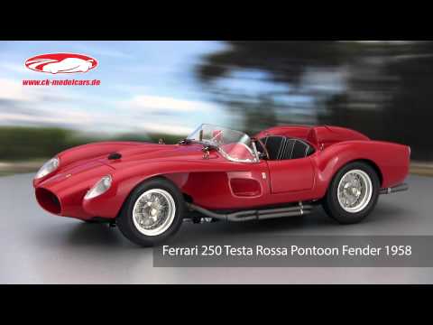 CMC 1:18 Ferrari 250 Testa Rossa Pontoon Fender 1958 red M-071