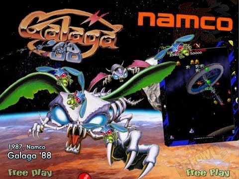 ナムコ「ギャラガ'88」下敷き/namco 