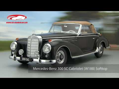 KK-Scale 1:18 Mercedes-Benz 300 SC Convertible (W188) Softtop 1957