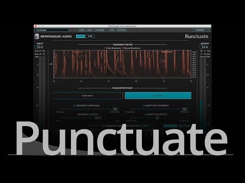 Newfangled Audio Punctuate Transient Shaper Plug-in - Academic