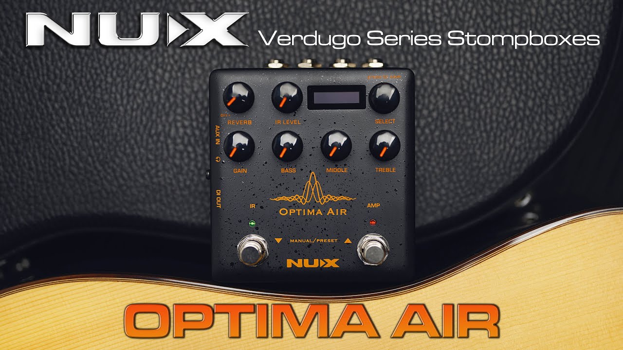 NUX's Optima Air pedal promises to simulate any acoustic guitar