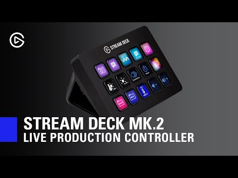 コントロールパッド〕USB-A接続 クラシックLCD 15キー Stream Deck MK