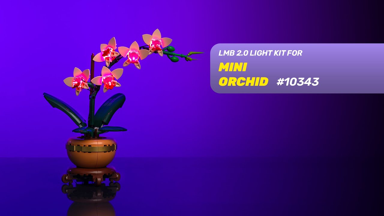 LMB 2.0 Light Kit for LEGO Mini Orchid #10343 – Light My Bricks USA