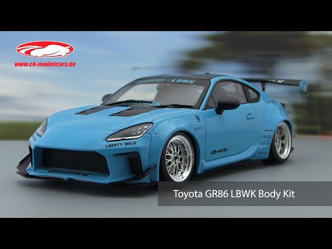 Solido 1:18 Toyota GR86 LBWK Body Kit 2024 ベビーブルー S1813601