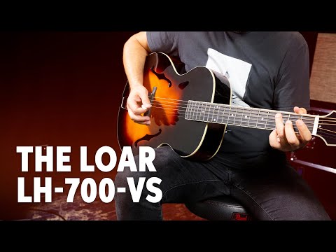 The Loar LH-700-VS Supreme Archtop Acoustic Guitar - Tobacco