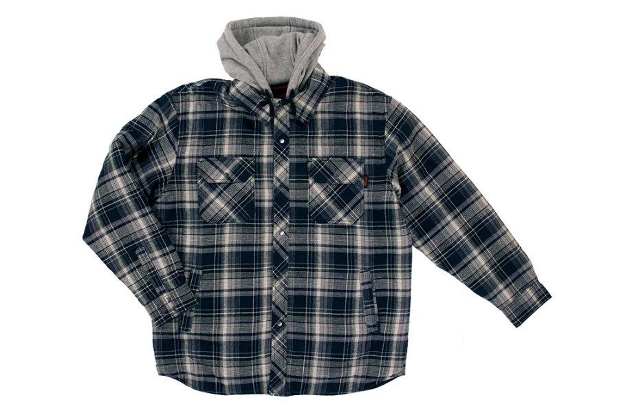 Tough Duck Fooler Front Quilt Lined Flannel Hooded Shirt | Zip's