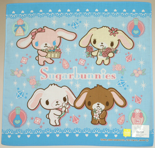 SUGAR BUNNIES シュガーバニーズ_ハンカチ1柄単色10枚1セット