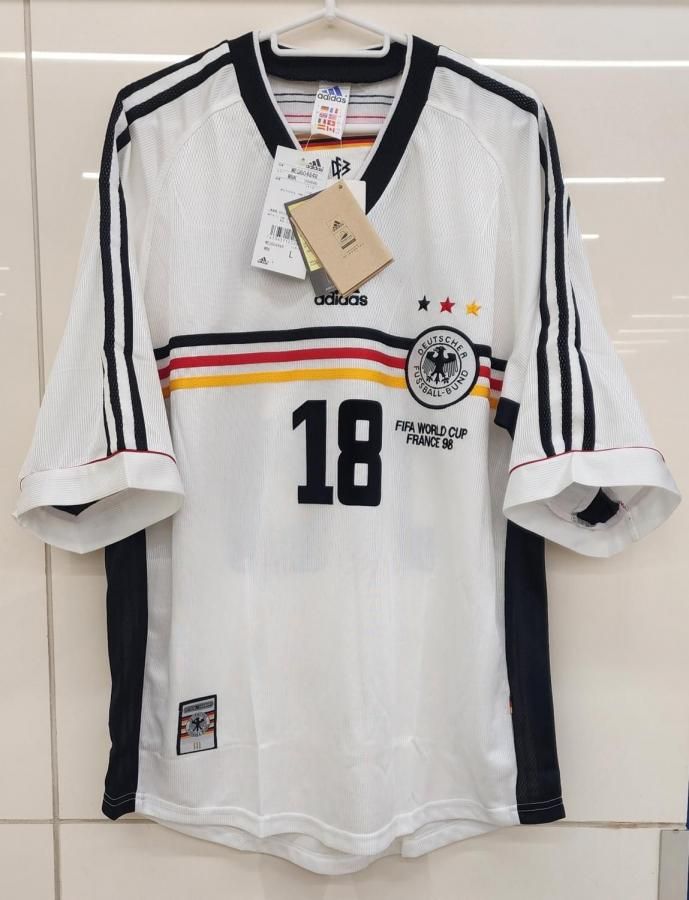 ドイツ代表（H）1998 W杯 クリンスマン＃18 ＆98W杯 刺繍入り！