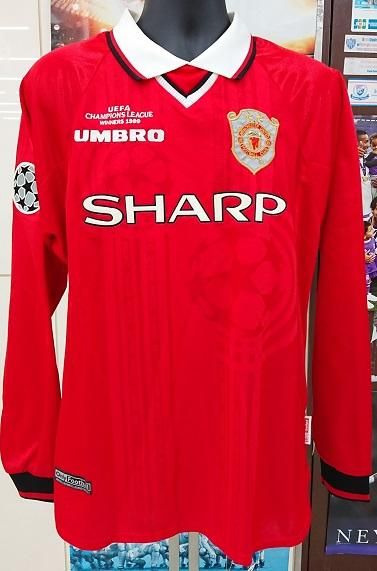 マンチェスターU （H) 99/00 長袖 CL-&トヨタ杯 ベッカム＃7