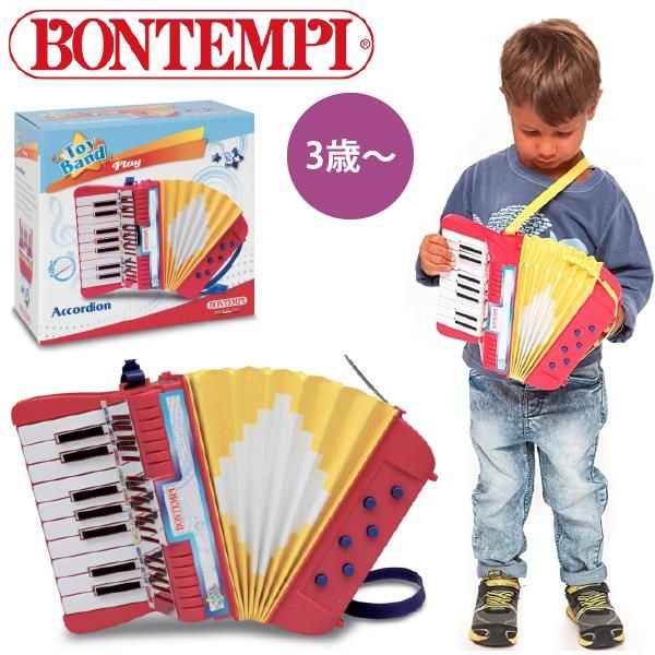 bontempi ボンテンピ ］17鍵 アコーディオン 子供用楽器 3歳から 鍵盤