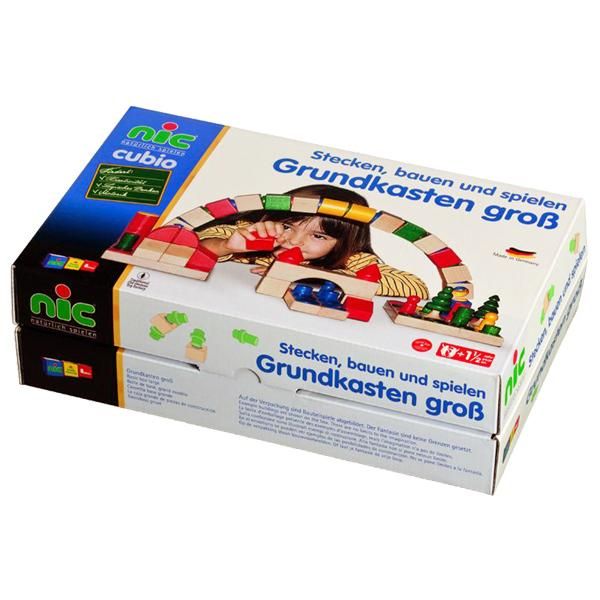 nic ニック社 CUBIO クビオ 基本セット 96ピース - 木のおもちゃ
