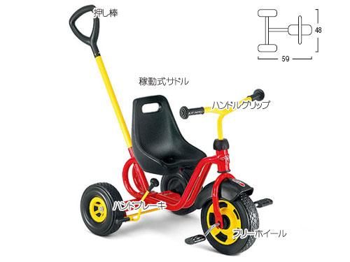 PUKY プッキー社］三輪車 クラシック CDT レッド - 木のおもちゃ